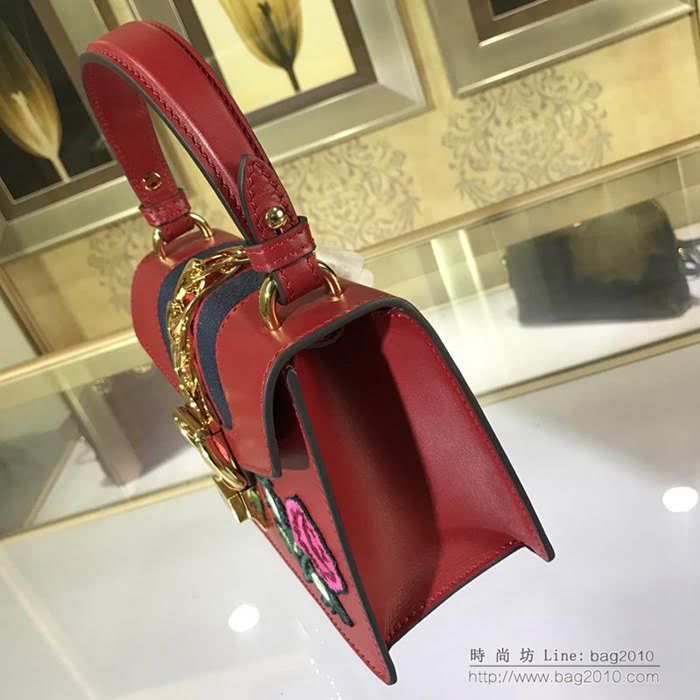 GUCCI古馳女包 新款 專櫃品質 470270 進口牛皮 原廠五金 Gucci手提包 古馳斜挎包  ydgq3204